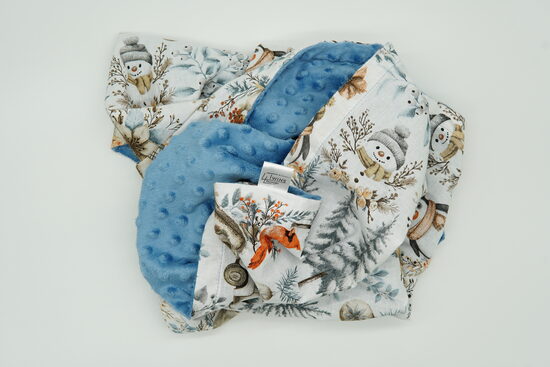 Minky fleece blanket - Winter